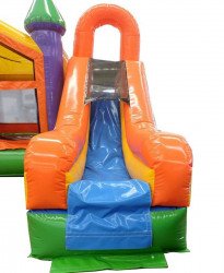 dlx cas 20b slide 1649287513 Rainbow Deluxe Castle Bounce House